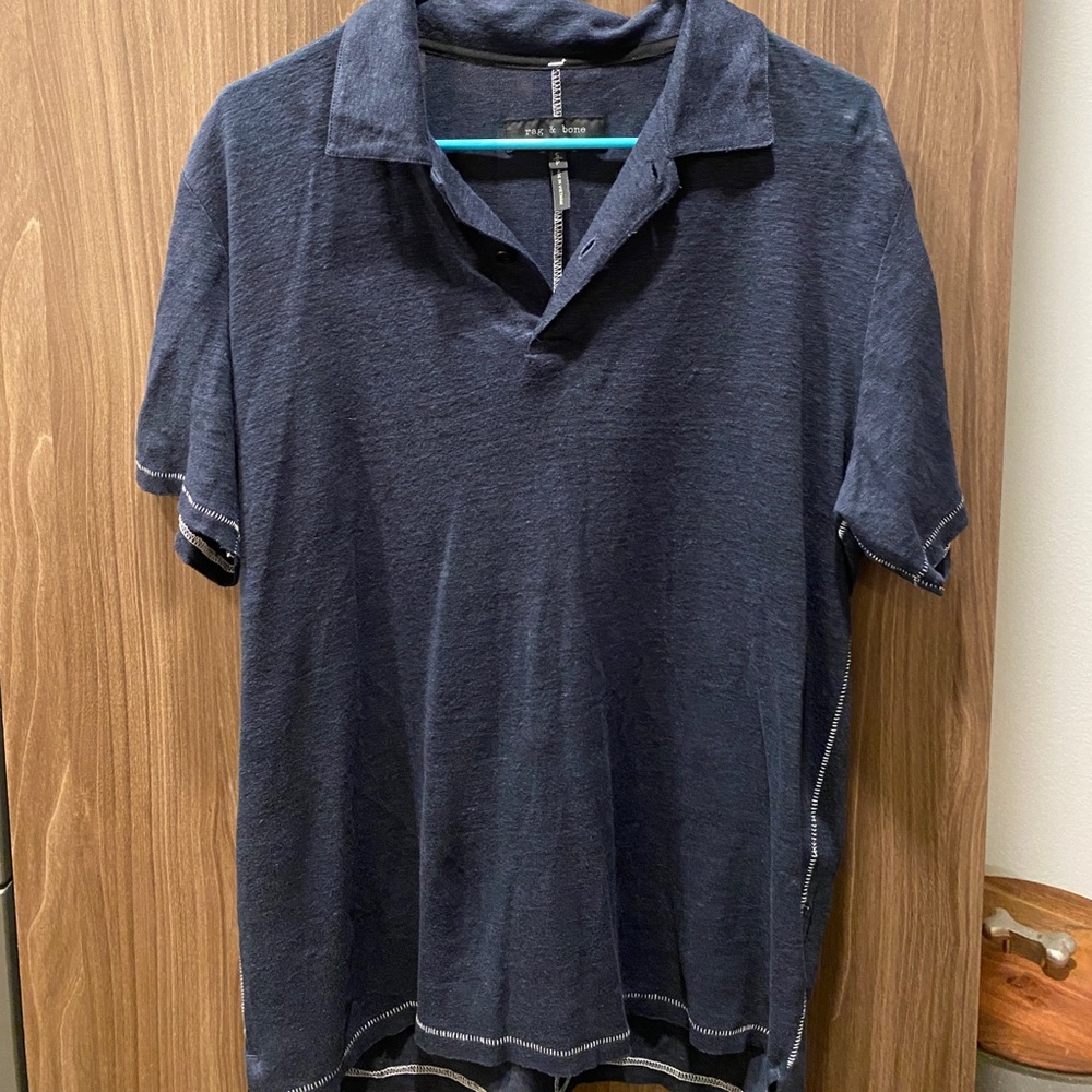 NWOT MENS RAG AND BONE POLO TSHIRT